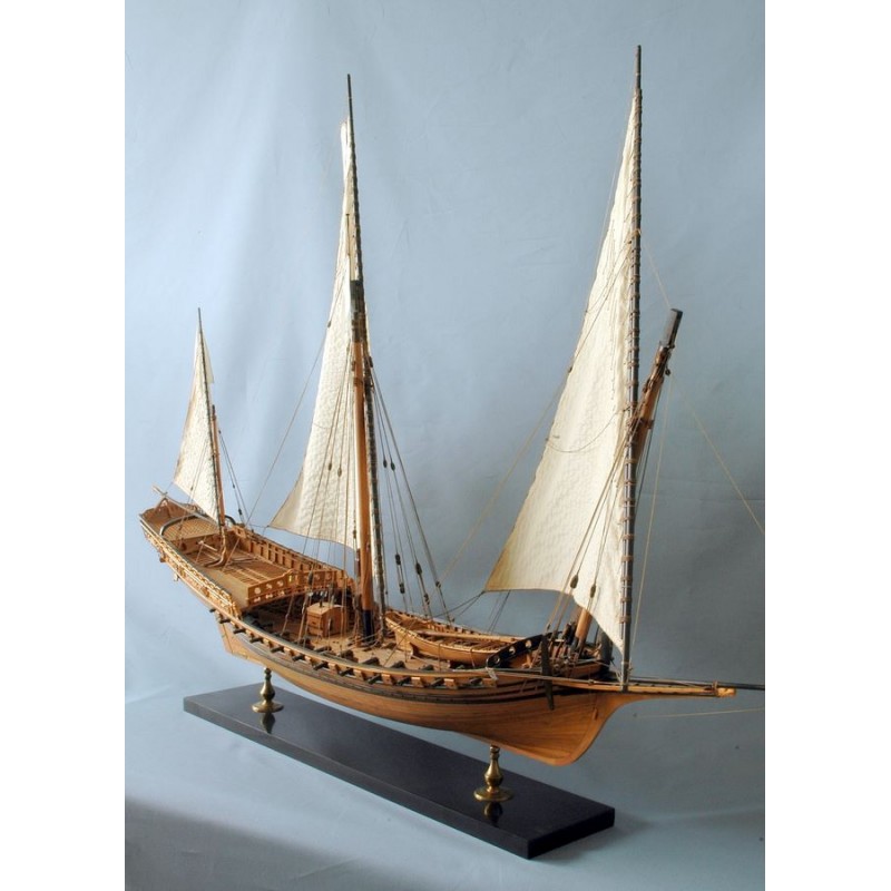 LE REQUIN - Xebec - 1750 - Ancre