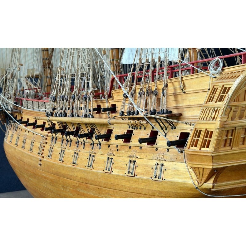 vaisseau, canon, Boudriot, 1780, Traite, art, naval, vaisseau 74 canon